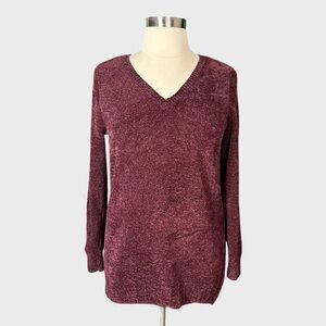 Apt. 9 Soft Chenille V-Neck Pullover Sweater